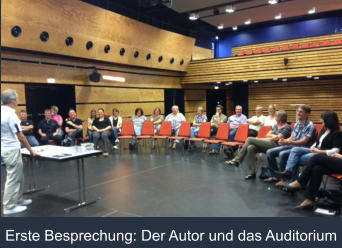 Erste Besprechung: Der Autor und das Auditorium