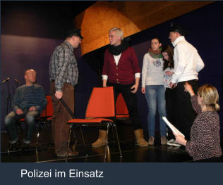 Polizei im Einsatz