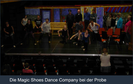 Die Magic Shoes Dance Company bei der Probe