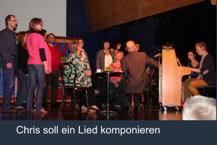 Chris soll ein Lied komponieren